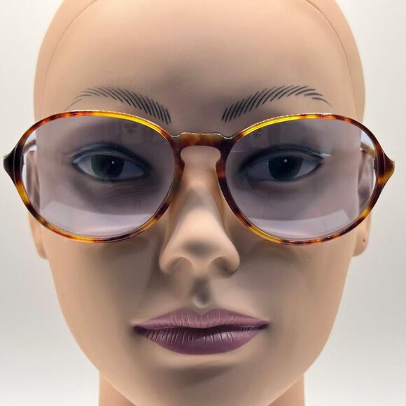 Vintage Ralph Lauren 523 Eyeglasses | Tortoise Frames | New Blue Lenses | 1980s main image 16